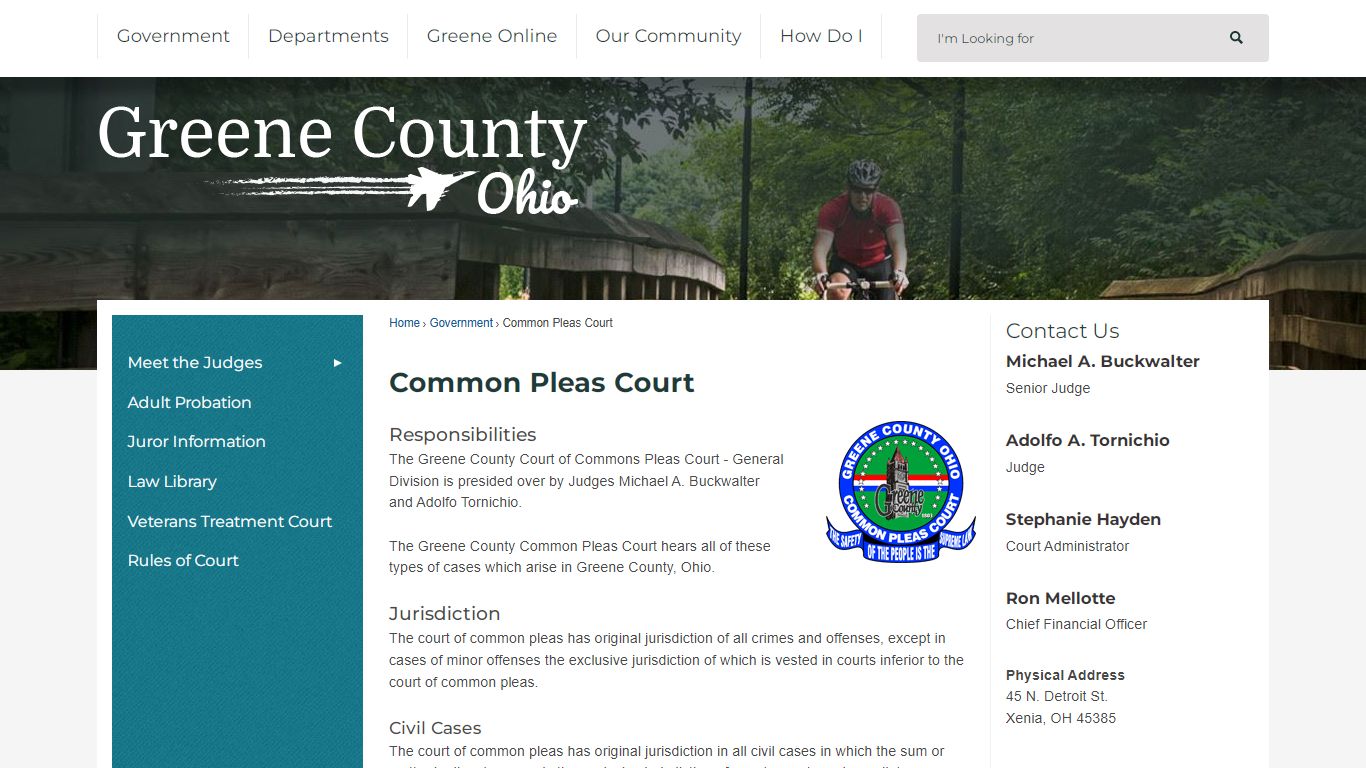 Common Pleas Court | Greene County, OH - Official Website