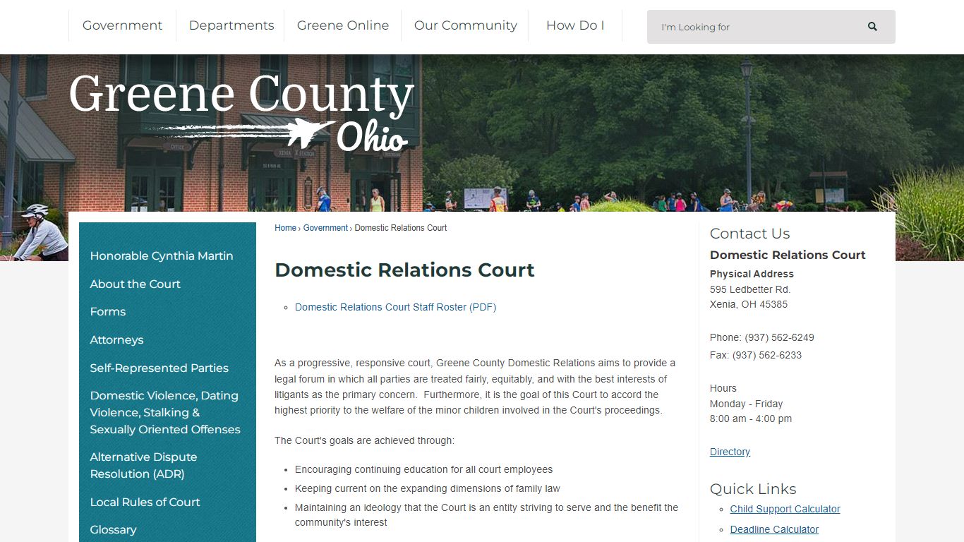 Domestic Relations Court | Greene County, OH - Official Website